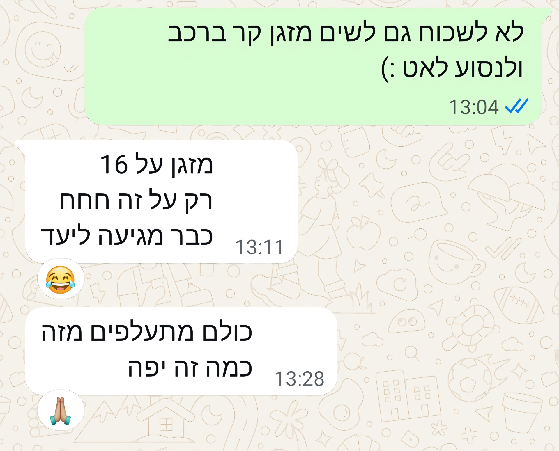 המלצה מלקוחה 2 - וואטסאפ